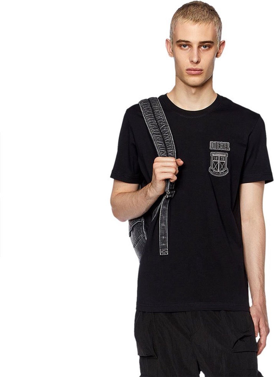 Diesel Diegor K67 T-shirt Met Korte Mouwen Man Zwart