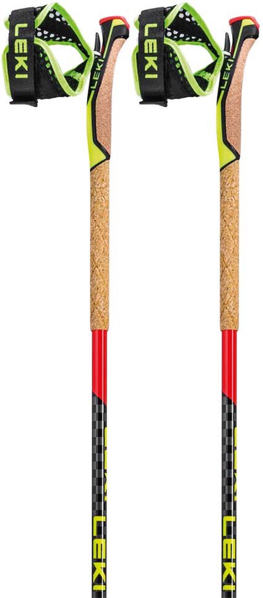 Leki Alpino Mezza Race Stokken Geel 150 cm