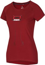 Ocun Raglan Korte Mouwen T-shirt Rood XL Vrouw