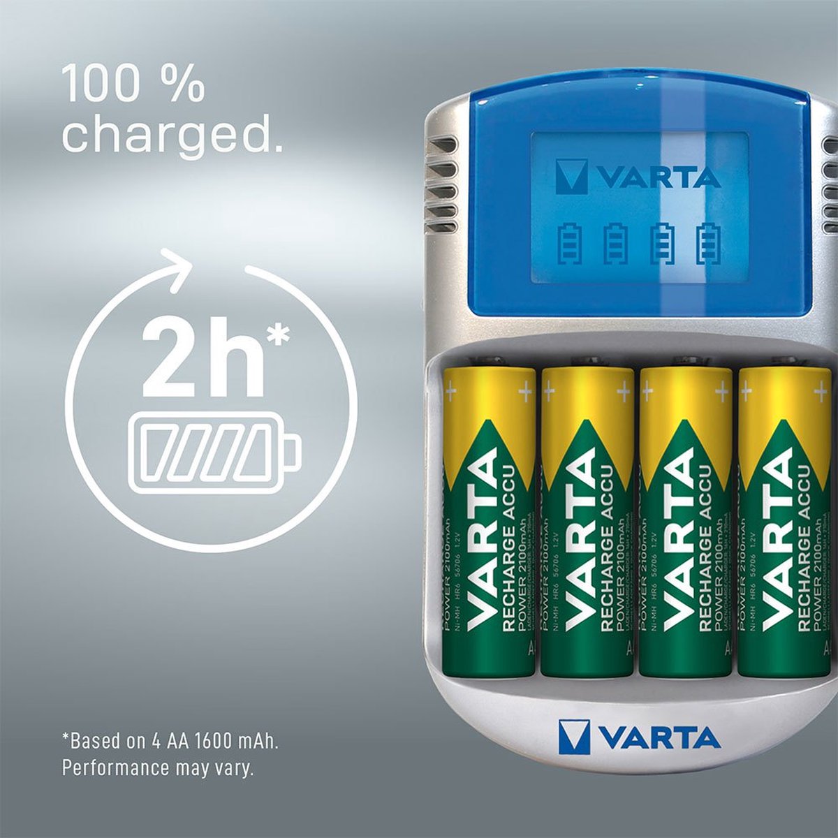 Battery charger Varta 4 Batteries AA/AAA 12 V bol