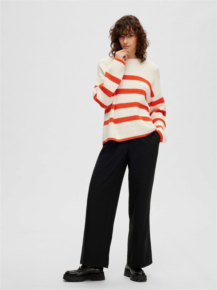 Selected Femme Tinni Relaxed MW Wide Pant 