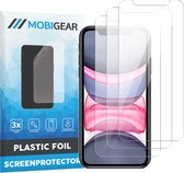 Mobigear Screenprotector geschikt voor Apple iPhone 11 | Mobigear Screenprotector Folie - Case Friendly (3-Pack)