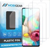 Mobigear Screenprotector geschikt voor Samsung Galaxy A71 | Mobigear Screenprotector Folie - Case Friendly (3-Pack)