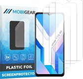Mobigear Screenprotector geschikt voor Vivo Y76 | Mobigear Screenprotector Folie - Case Friendly (3-Pack)