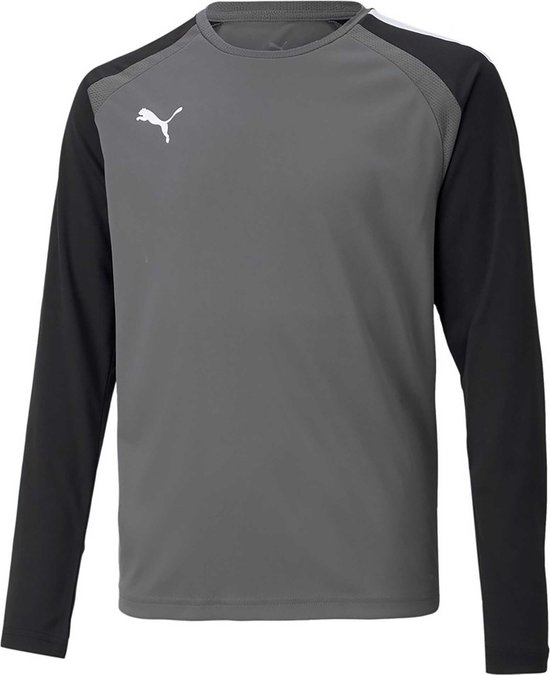 Puma Teampacer Keepershirt Lange Mouw Kinderen - Grijs / Zwart | Maat: 176