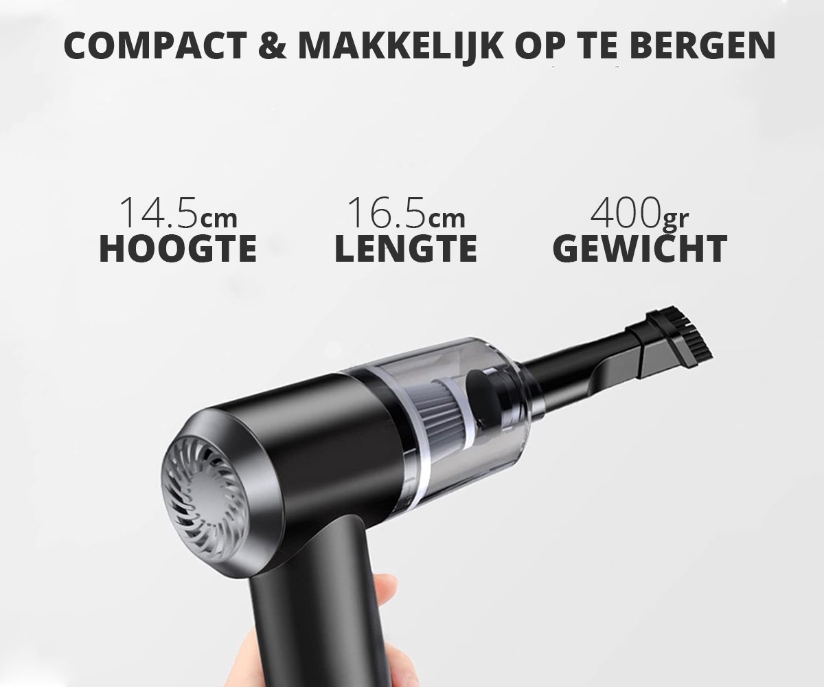 AERBES Draadloze Handstofzuiger met Krachtige Zuigkracht - afbeelding 3