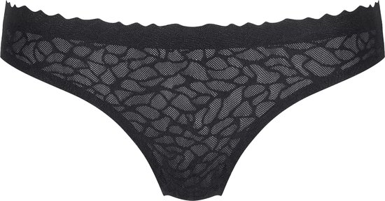 Sloggi Women ZERO Feel Lace 2.0 Brazil Panty (1-pack) - dames slip - zwart - Maat: XS