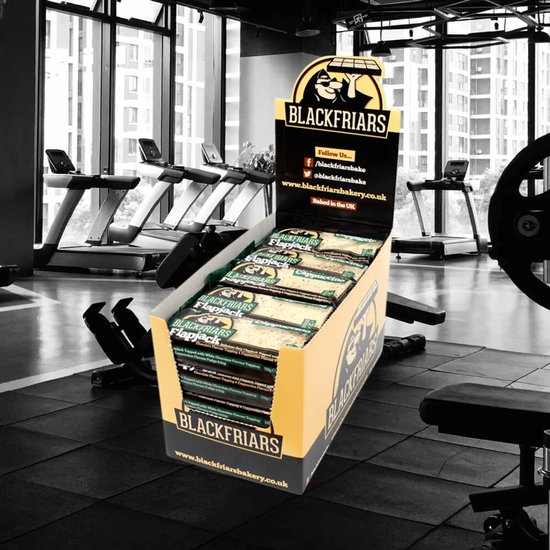 Blackfriars Flapjacks (25x110g) Cappuccino - Repen - Energie repen — afbeelding 3