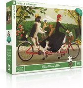New York Puzzle Company - Janet Hill Miss Moon's Bike - 1000 stukjes puzzel