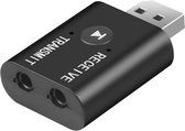Bluetooth Audio Receiver & Transmitter - Bluetooth 5.0 - Y-20 - Zwart