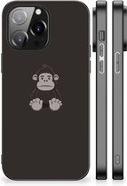 Trendy Telefoonhoesjes iPhone 14 Pro Max GSM Hoesje met Zwarte rand Gorilla