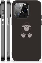 Trendy Telefoonhoesjes iPhone 14 Pro GSM Hoesje met Zwarte rand Gorilla