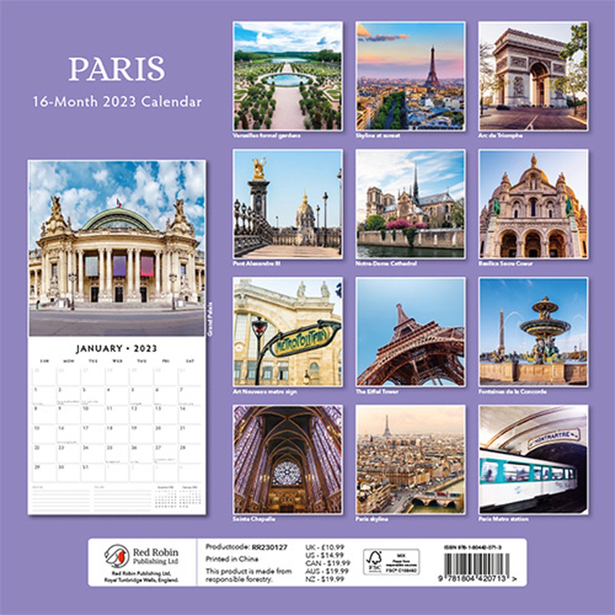 Paris Kalender 2025  bol.com