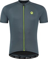 Rogelli Explore Cycling Shirt - Manches courtes - Gris / Noir / Fluor - Taille XL