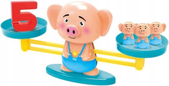 Thumbnail van een extra afbeelding van het spel Mivida - Educatief Speelgoed - Leren Rekenen - Verschillende Levels - Spelend Leren - Tellen - Varken - Piggy Balance - Vanaf 3 Jaar - Montessori Speelgoed - Evenwicht - Leerzaam - Wiskunde
