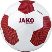 JAKO Trainingsbal Striker 2.0 Wit-Wijnrood-Fluo Oranje (Maat 5)