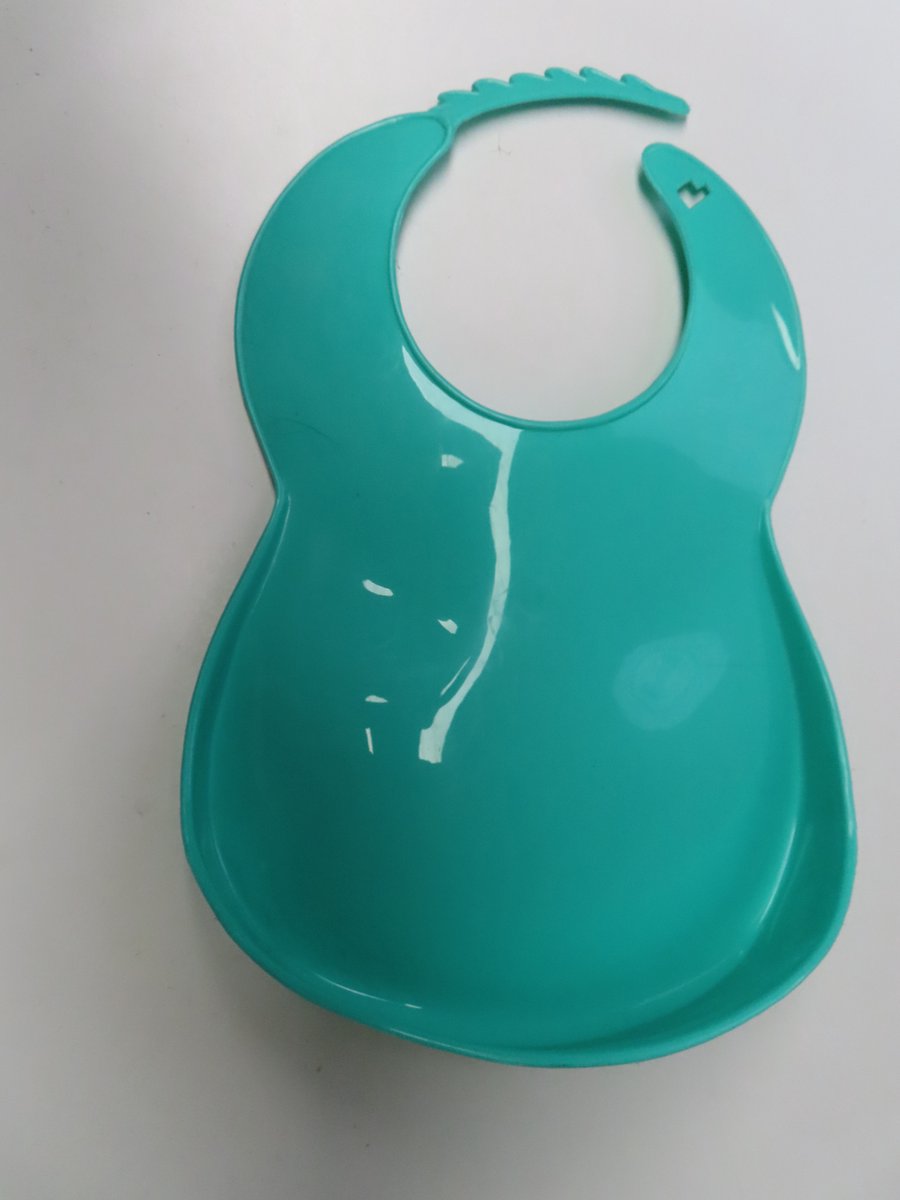 Goedkoopste Bebe confort - Slabbetje - Bavet met goot - PVC - groen
