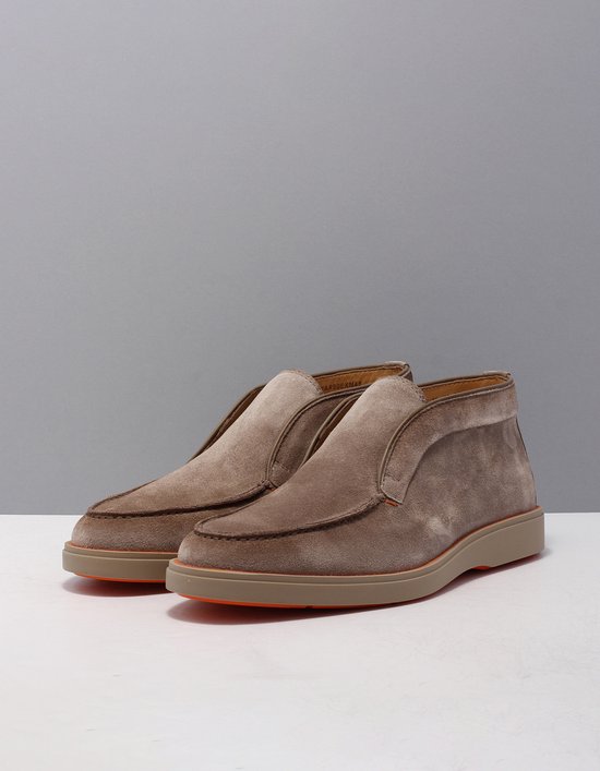 Santoni 17823-detroit chaussures à lacets homme beige gex m45 daim taupe 43  (9) | bol