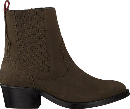 Haboob P6731 Laarzen - Nubuck - Dames - Groen - Maat 36 | bol