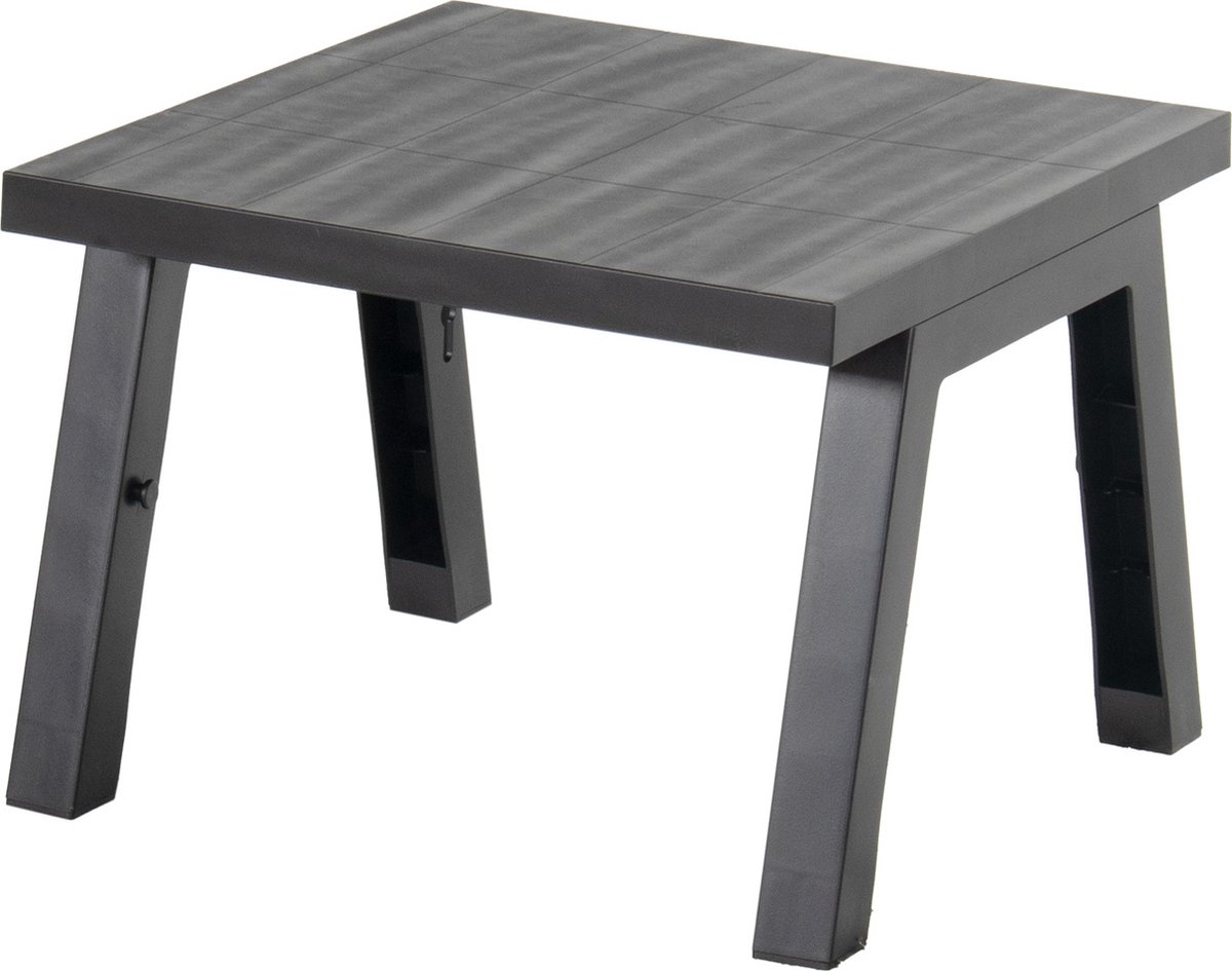 Hartman Ibiza Table basse - B60 X D60 X H43 Cm - Anthracite Plastique