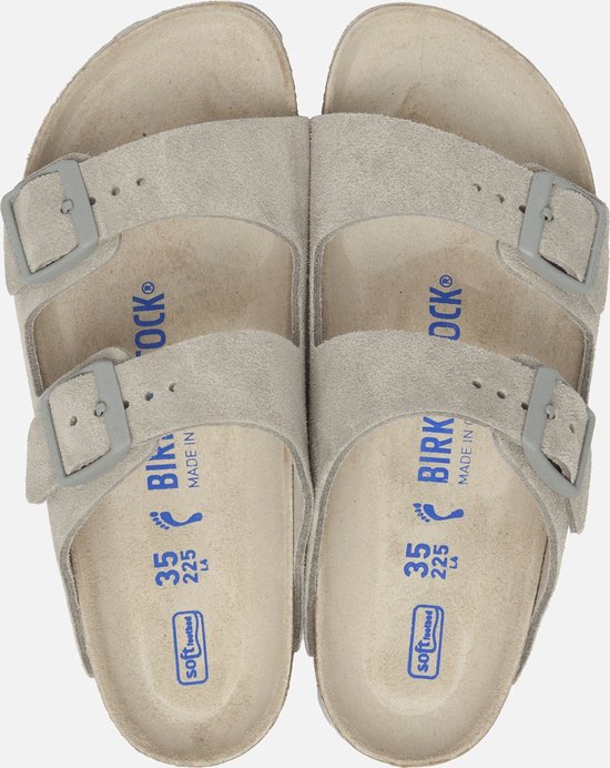 Hallo Sluimeren Begrip Birkenstock Arizona slippers grijs - Narrow fit -Maat 42 | bol.com