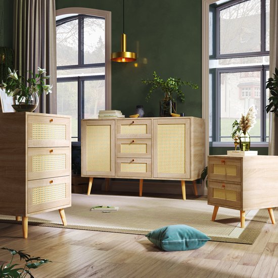 Nachtkastje hout met lade kopen? » Gratis bezorgd