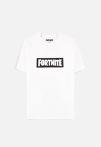 Fortnite Heren Tshirt -L- Logo Wit