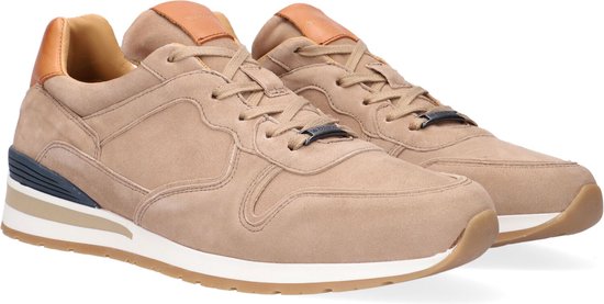 Mazzeltov 11742 Lage sneakers - Heren - Taupe - Maat 44 | bol.com