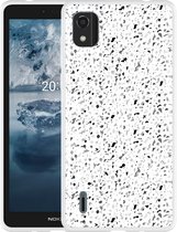 Nokia C2 2nd Edition Hoesje Terrazzo Look - Designed by Cazy