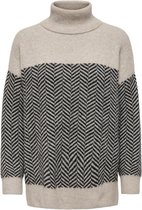 Only Trui Opmelsy  Life L/s Wool Rn  Pullover 15267425 Black Dames Maat - S