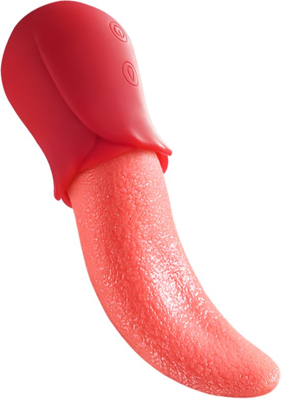 Likkende Tong Vibrator - Bootst orale seks na - Waterproof - 10 standen
