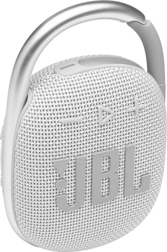 JBL Clip 4 - Draagbare Bluetooth Mini Speaker - Wit