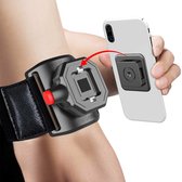 Hardloop Telefoonhouder - Polsband - Armband - Hardloop Armband Telefoon - 360° draaibaar - Hardlopen - LB-578 - Hardloopband - Geschikt voor: iPhone 11 / 12 / 13 / 14 / 15 / 7 / 8 / Mini / Pro / Pro Max