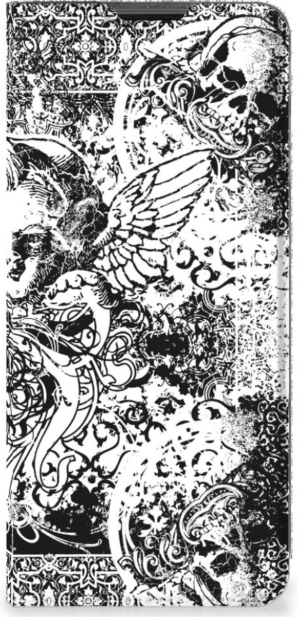 Mobiel BookCase Motorola Moto G51 5G Skulls Angel