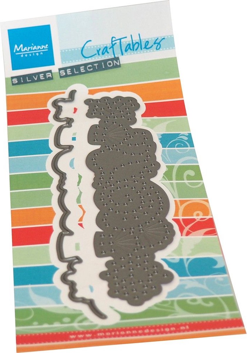 Marianne Design Craftables CR1592 - Stitching Border Seashells