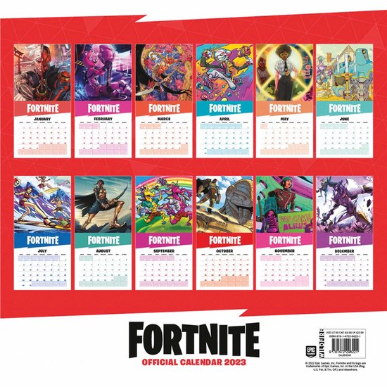 Fortnite Kalender 2023 Bol