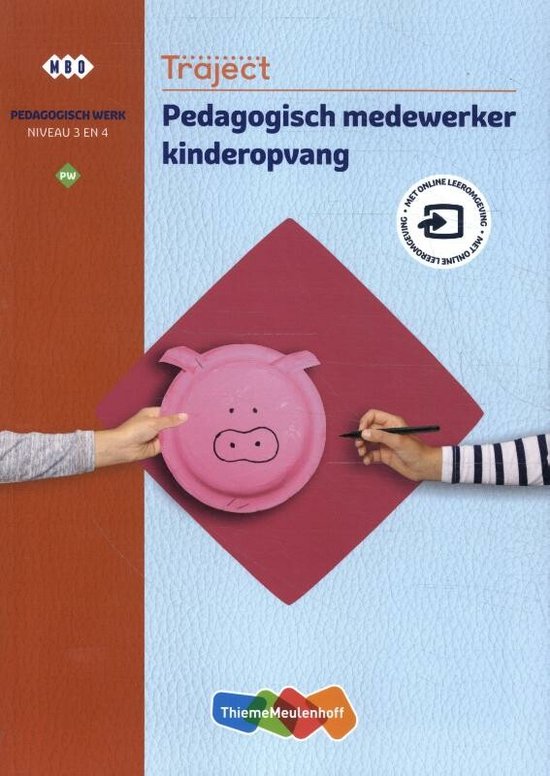 Traject Welzijn PW Pedagogisch medewerker kinderopvang niveau 4 boek en online 1 jaar (KD 2021)