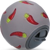 Pawise Snack Ball – Speelbal gemaakt voor de kleine huisdiervriendjes – Gemaakt voor kleine knaagdieren – traktatie bal – Dieren intelligentie speelgoed -  Design met wortels - ø 7 cm