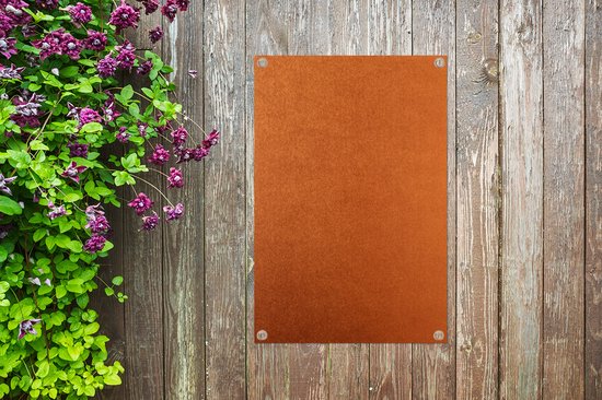 Tuindecoratie Papier met een koperen structuur - 40x60 cm - Tuinposter - Tuindoek - Buitenposter