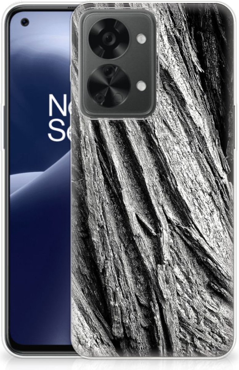 Bumper Hoesje OnePlus Nord 2T Boomschors Grijs