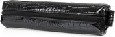5401-61 Bodensee pennenetui met zip Croco Zwart