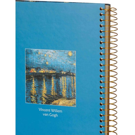 D5346-1 A4- Spiraal notitieboek Van Gogh Haven