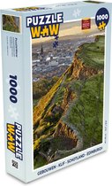 Puzzel Gebouwen - Klif - Schotland - Edinburgh - Legpuzzel - Puzzel 1000 stukjes volwassenen