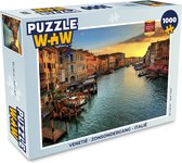 Puzzel Venetië - Zonsondergang - Italië - Legpuzzel - Puzzel 1000 stukjes volwassenen