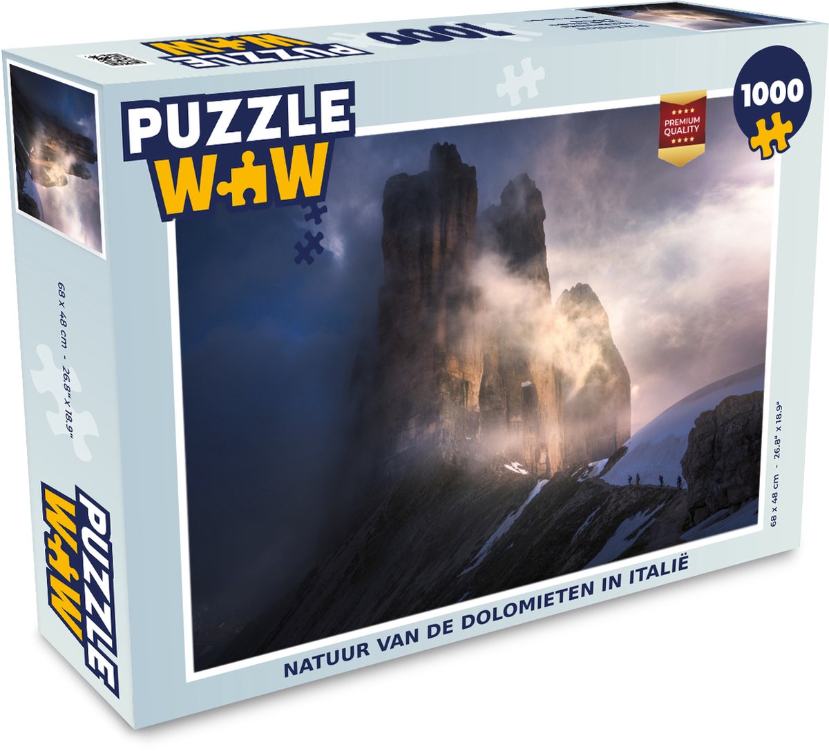 PUZZLE 1000 pièces - Les Dolomites - Italie