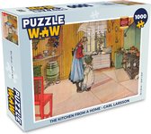 Puzzle La cuisine d'une maison - Carl Larsson - Puzzle - Puzzle 1000 pièces adultes - Sinterklaas cadeaux - Sinterklaas pour les grands enfants