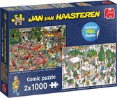 Jan van Haasteren Christmas Gifts puzzel - 2x1000 stukjes