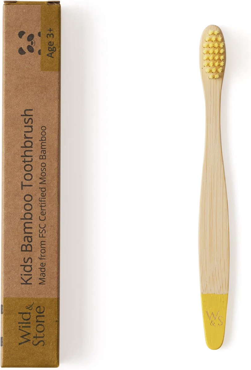 Bamboe tandenborstel voor kinderen 
