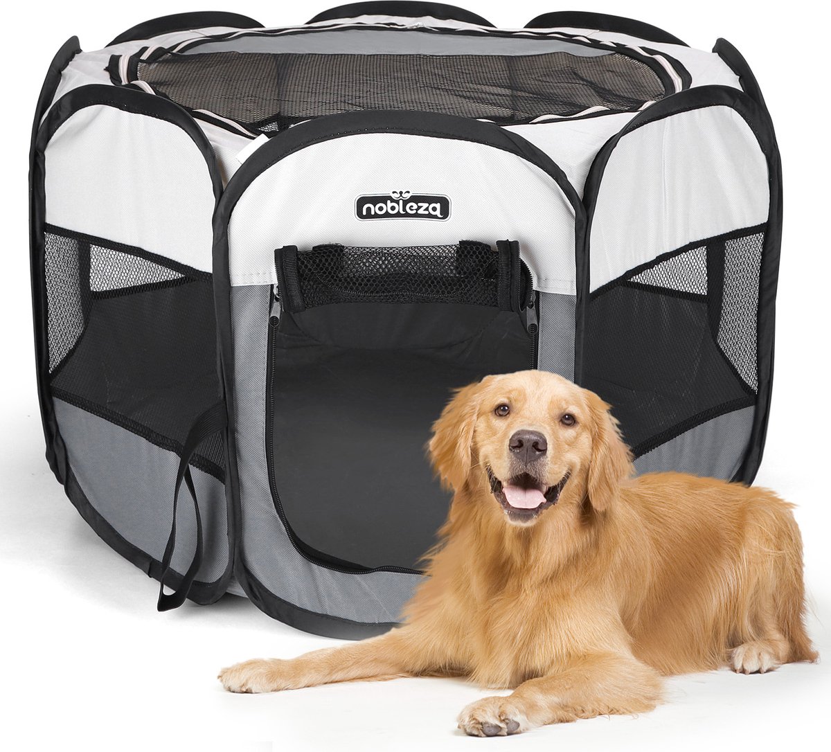 Puppyren dierenren ren 90 x 70 x 58 cm puppyren buitenren voor honden