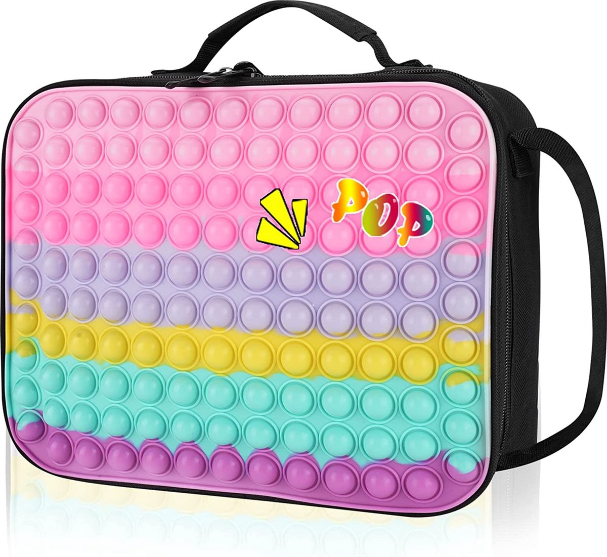 Lunchtas – Geïsoleerde lunchtas – Handig lunctas voor werk en school – compact lunchtas